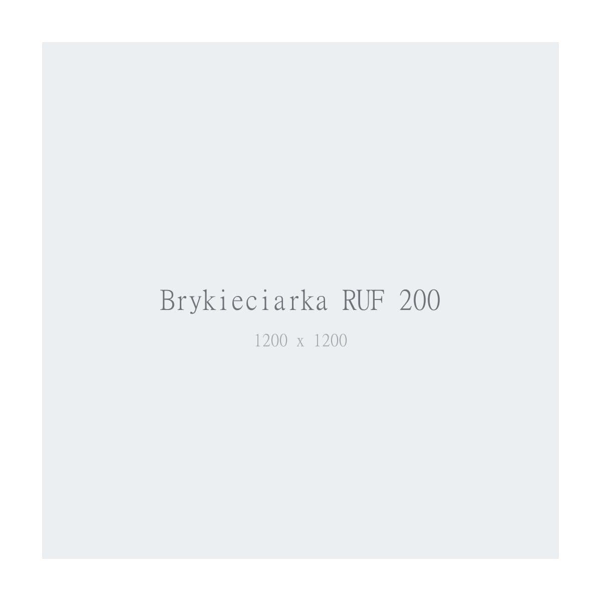 Brykieciarka RUF 200 — zdjęcie zastępcze
